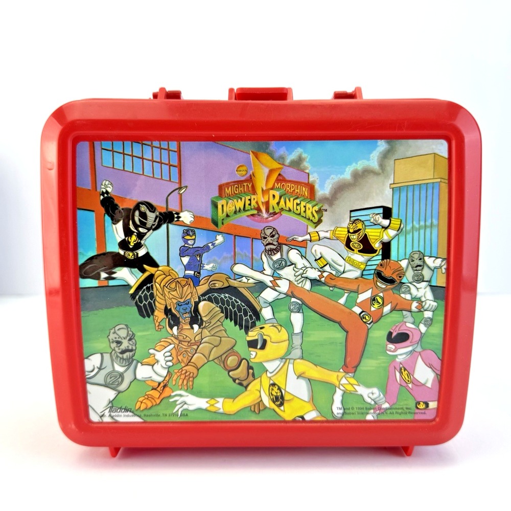 Vintage Aladdin Lunch Box Mighty Morphin Power Rangers 1994 W/ Thermo NEW W/TAGS